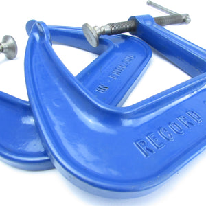 SOLD - 2x Record Deep G Clamps 122-4 - 4 Inch