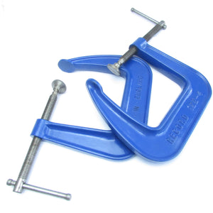 SOLD - 2x Record Deep G Clamps 122-4 - 4 Inch