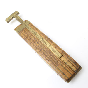 SOLD - Old Folding Slide Rule (Boxwood)