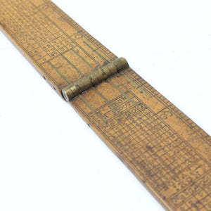 SOLD - Old Folding Slide Rule (Boxwood)