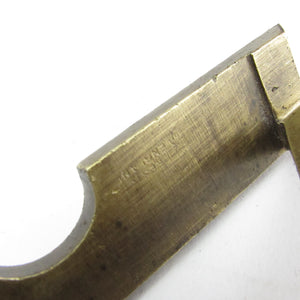 SOLD - Old Edward Preston Brass Mitre Template