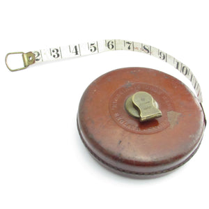 Small Tape Measure Retractable Pocket Tape Measure Lady's Man All Metal 6  Feet Vintage 