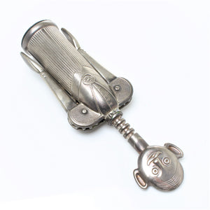 SOLD - Old Sommelier Quirky Character Corkscrew