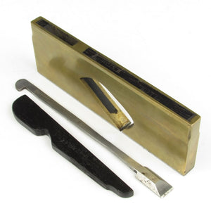 Steel Soled Brass Rebate Plane - UK ONLY - OldTools.co.uk