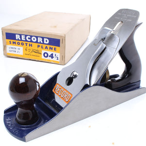 Record Smoothing Plane no.04 ½ - Mint - OldTools.co.uk