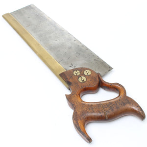 SOLD - Tyzack Brass Back Tenon Saw - 12tpi - 14" (Beech)